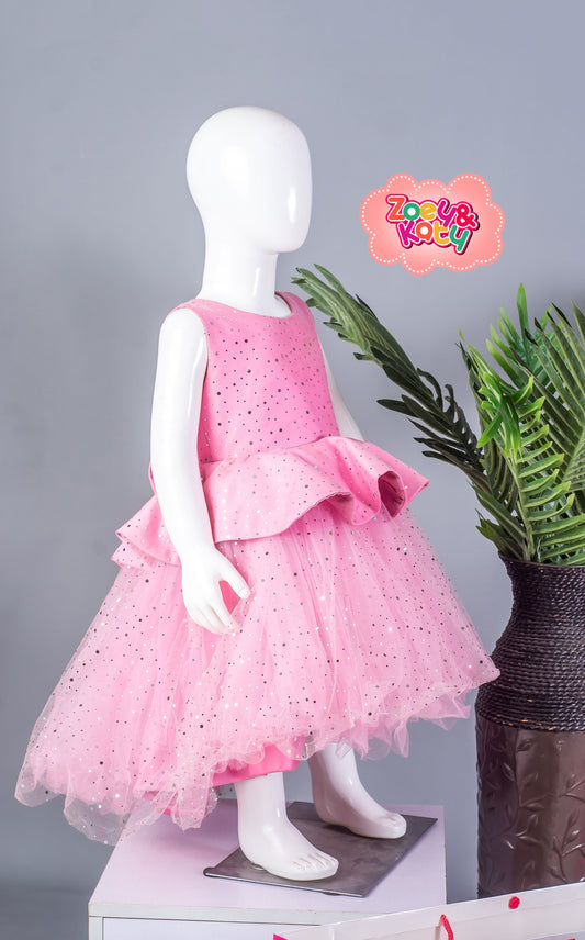 Vibrant Pink Kids Romper