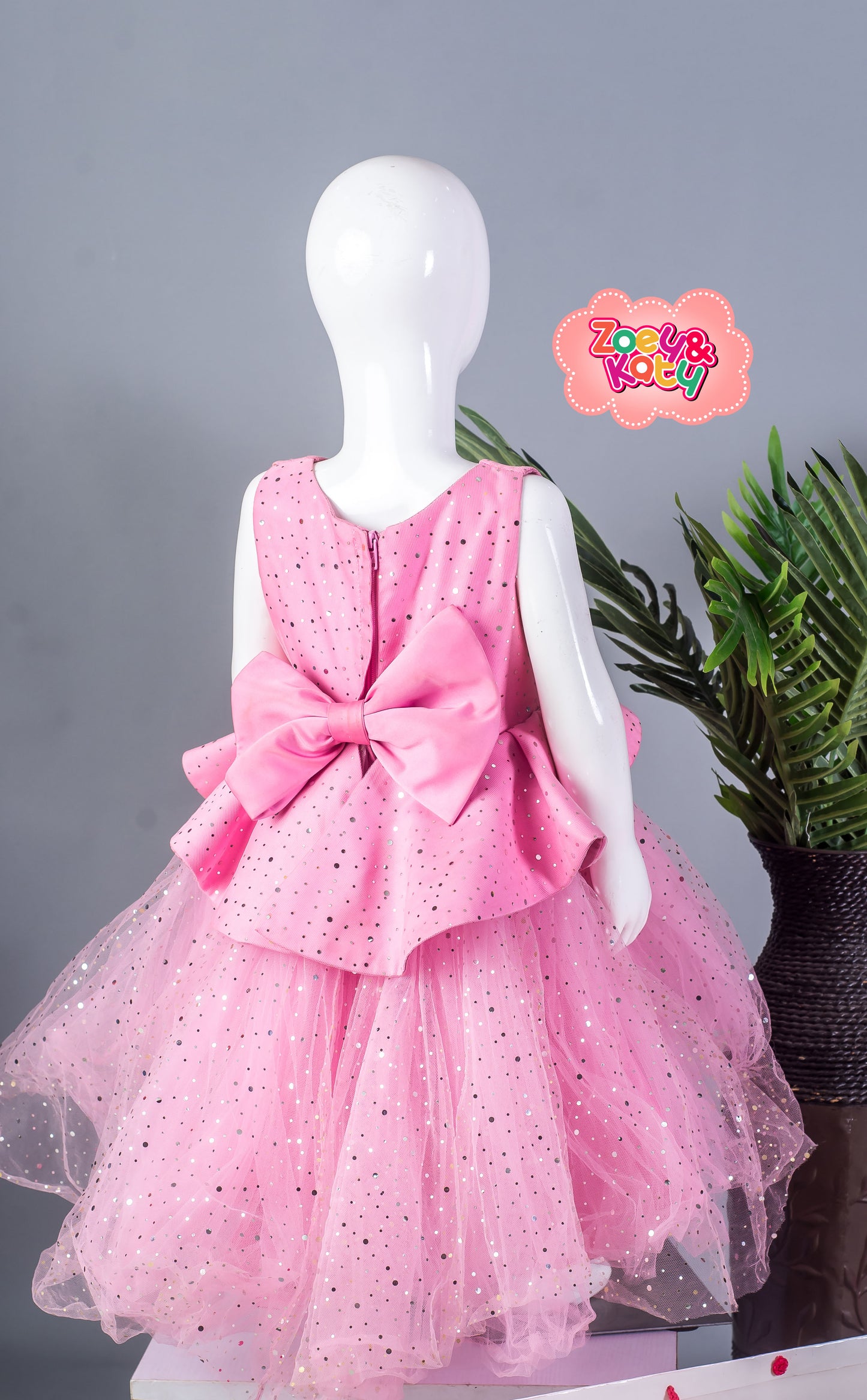 Vibrant Pink Kids Romper